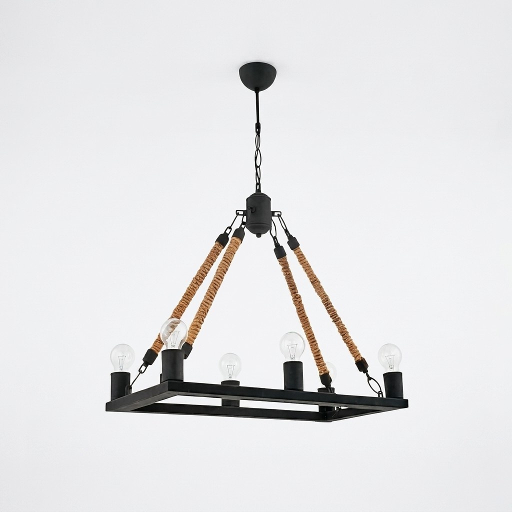 Deckenleuchter Lüster Kronleuchter Deckenlampe Lampen Schwarz Modern