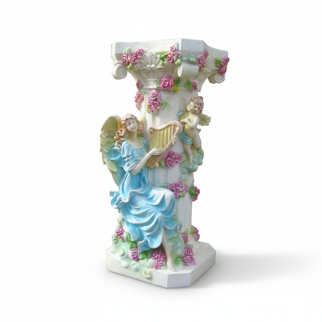 Dekor Figur Statue Säule Skulptur 90 cm Figuren Statuen Skulpturen Neu