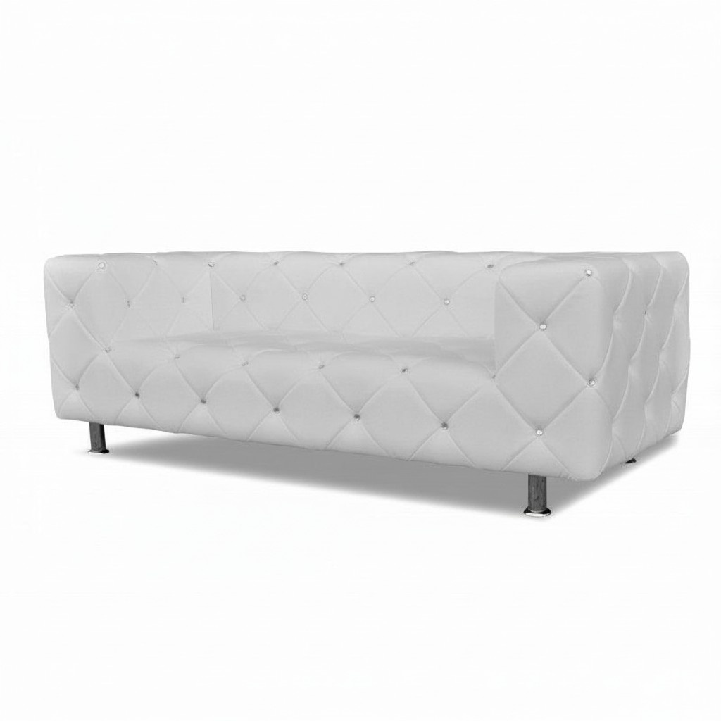 Chesterfield Sofa Ledersofa Designer Kristallen Couch Polster Sofas Couchen Neu