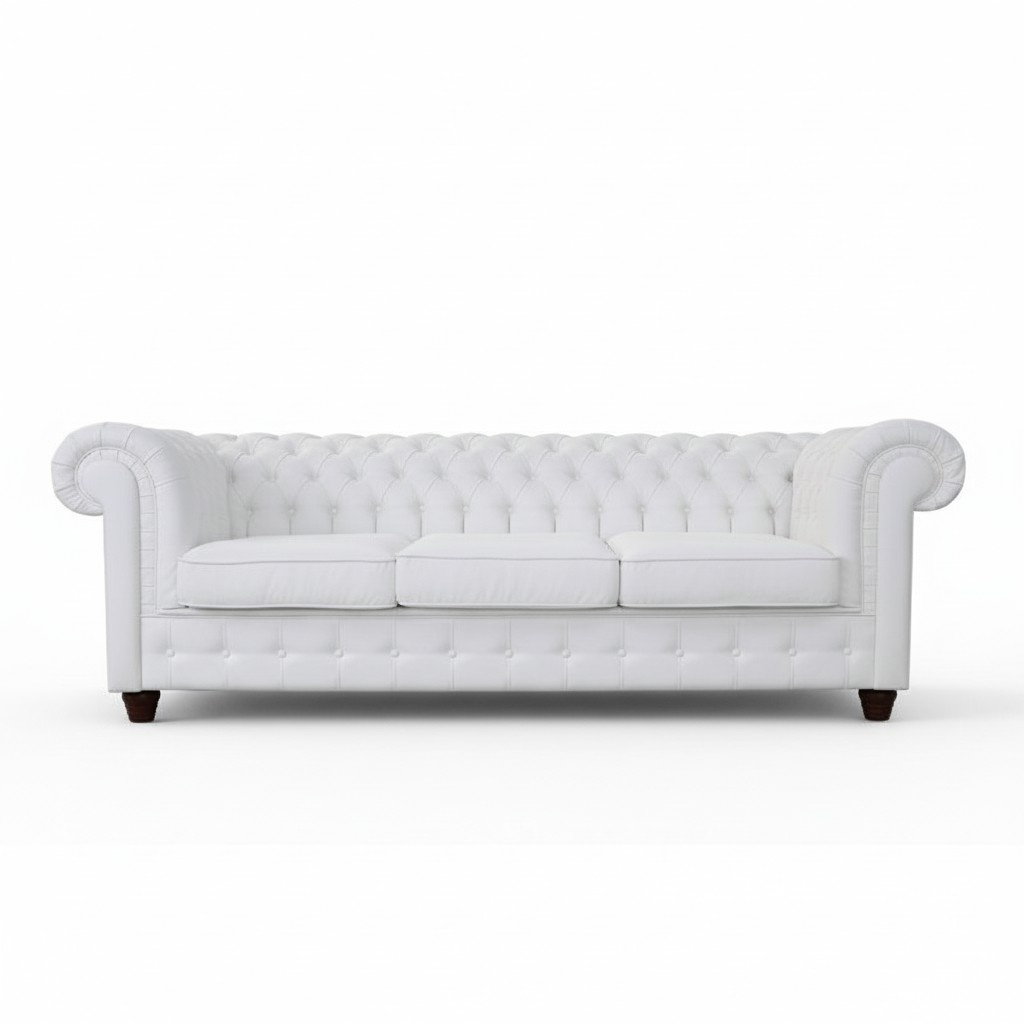 Design Klassiker Chesterfield Big XXL Couch Leder Textil Sofas Couchen 3 Sitzer