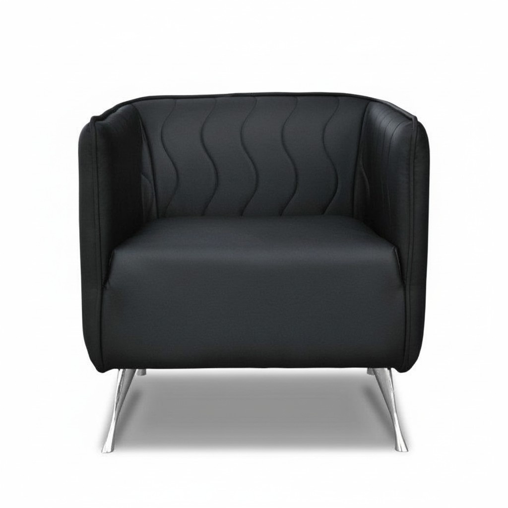 Design Luxus Sessel Chair Sofa 1 Sitzer Fernseh Lounge Chaise Sofa Leder Textil