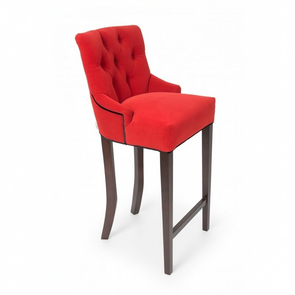 Design Bar Chair Chesterfield Barhocker Sessel Stuhl Hocker Tresen Textil