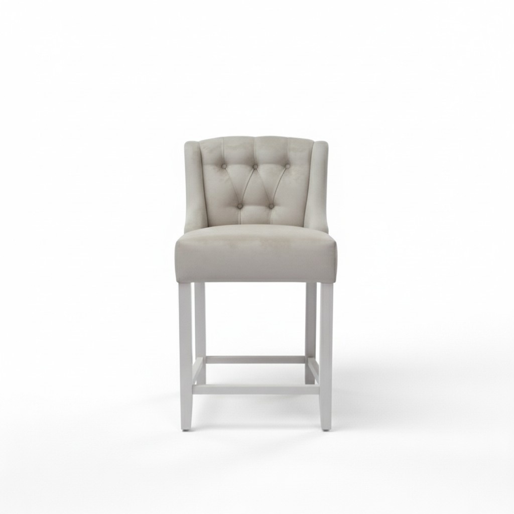 Design Barhocker Barstuhl Samt Stoff Barstühle Bar Hocker 4er Set Tresen