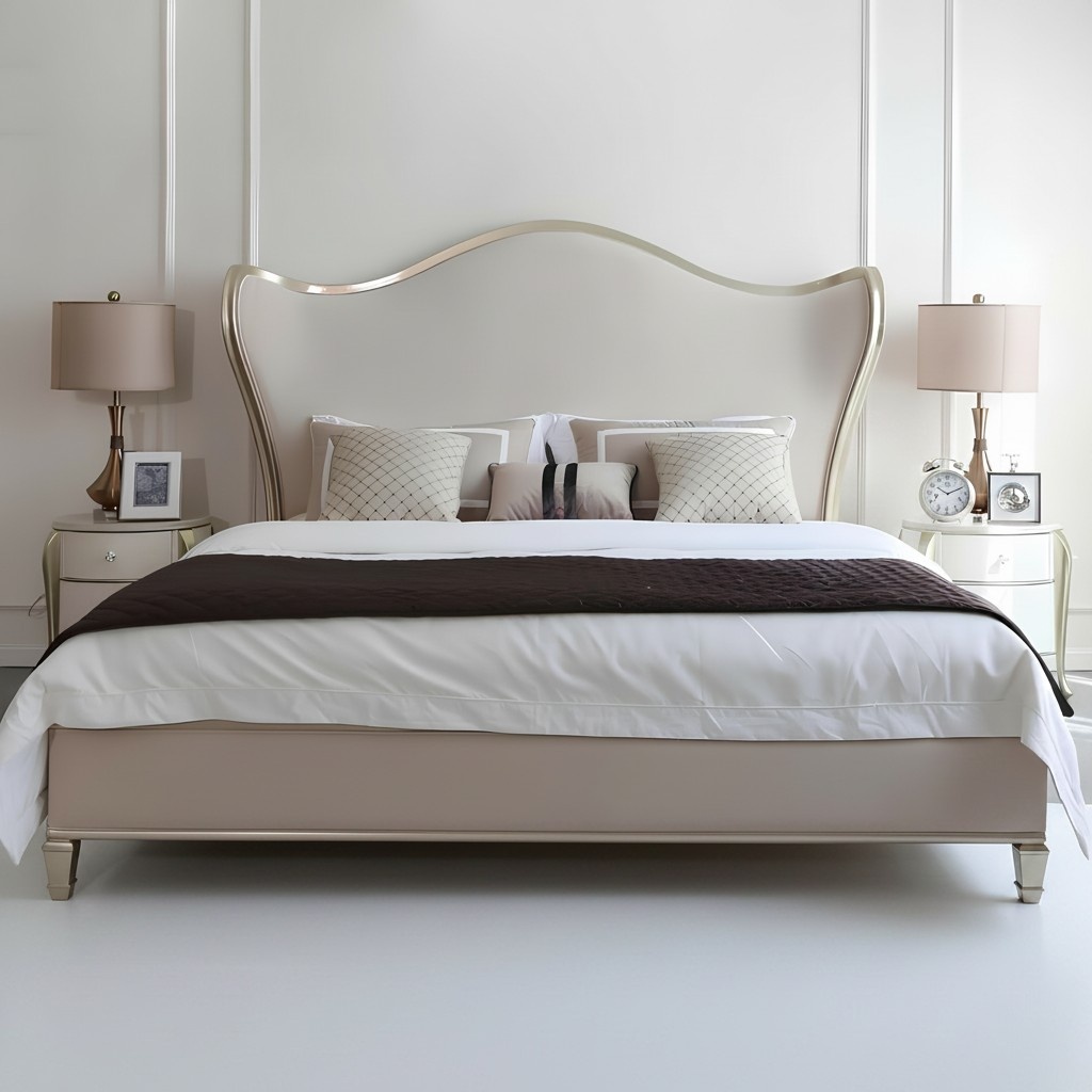 Design Bett Doppel Luxus Schlaf Zimmer Betten Klassisch Hotel 180x200cm