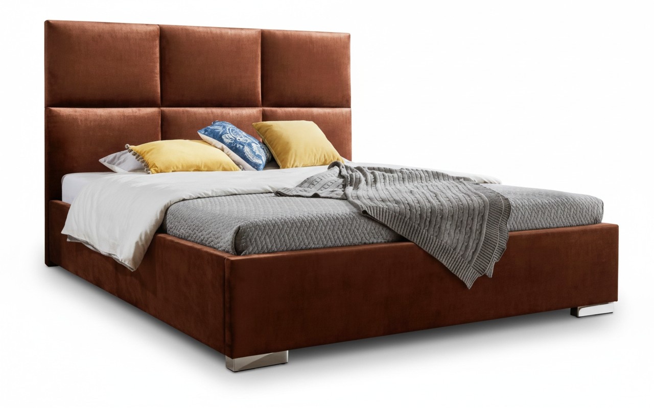 Design Betten Luxus Samt Velvet Polster Bett Hotel Doppel Neu XXL