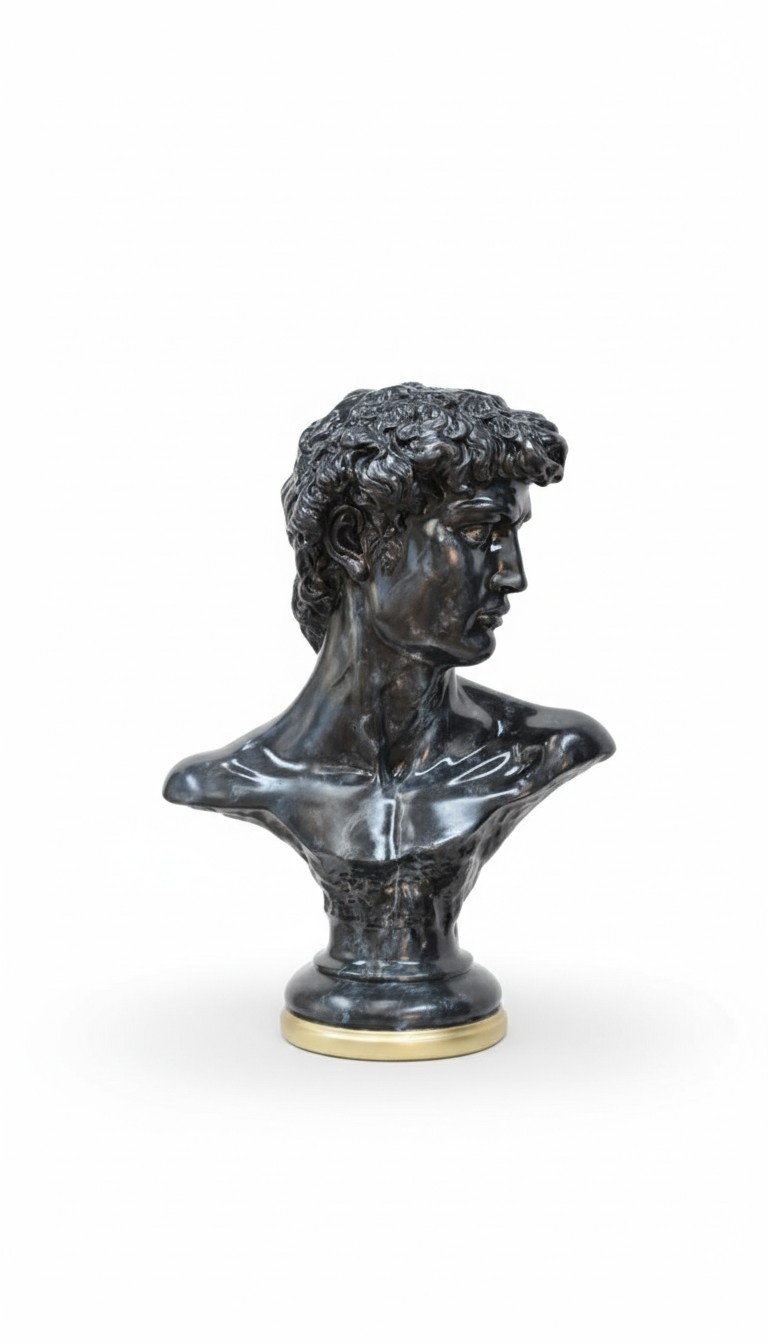 Design Büste Adam Figur Statue Skulptur Figuren Dekoration Skulpturen