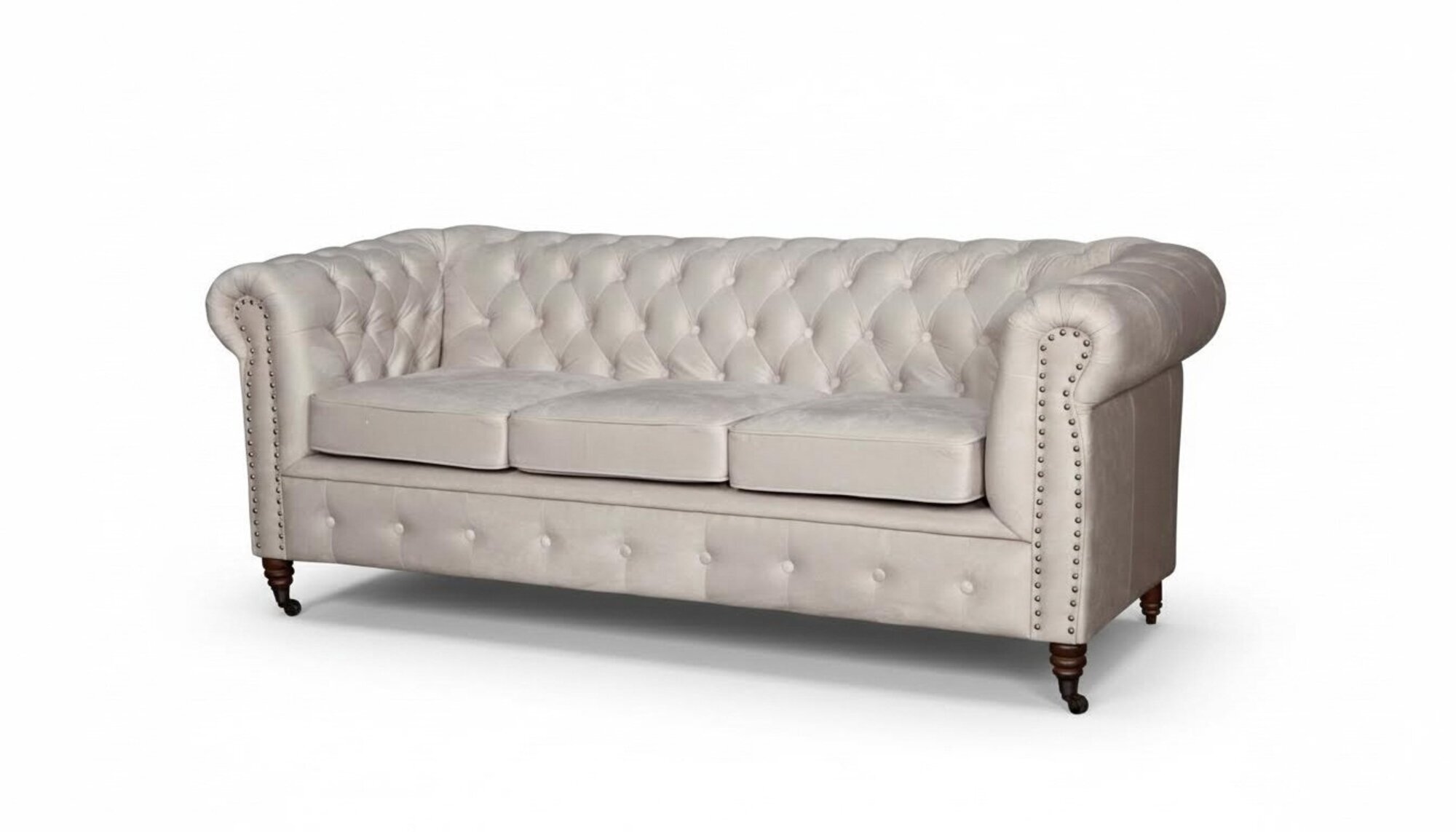 Design Chesterfield Sofagarnitur Sofa Couch Polster Set 3+2+1 Sitzer