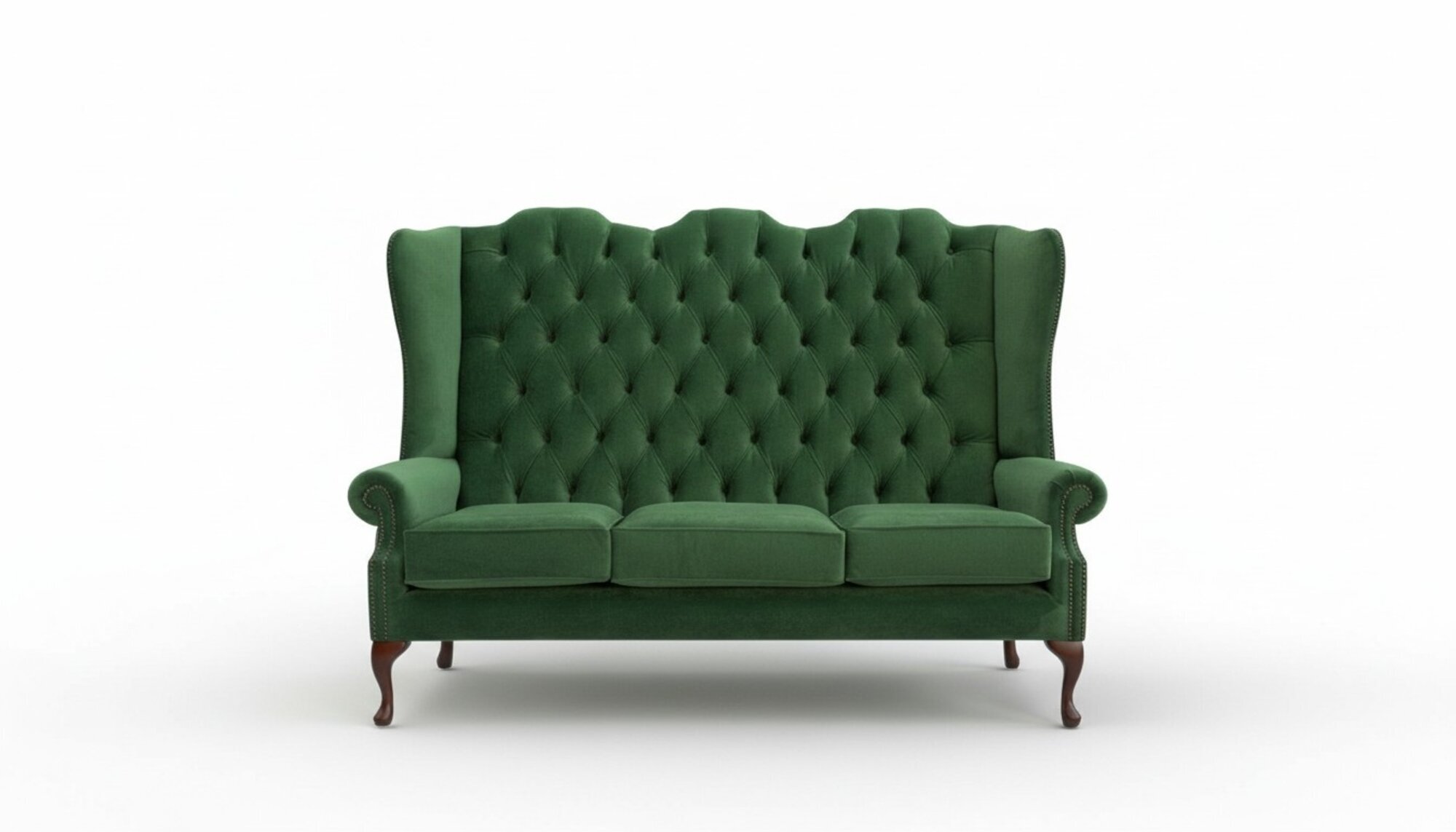 Design Chesterfield Stoff Couch Sofa Polster Sofas Neu 3 Sitzer