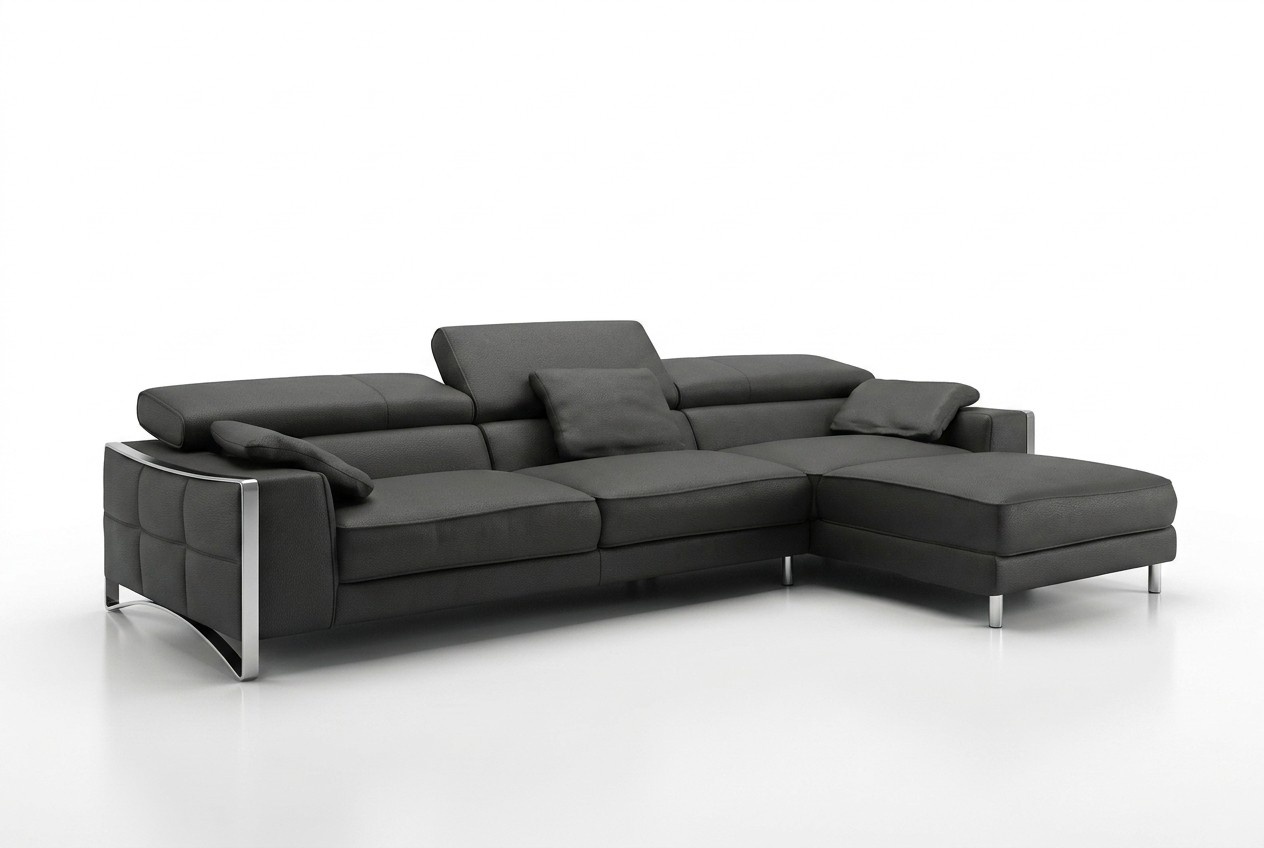 Design Ecken XXL Big Polster Eck Sofa Couch Leder Sofas Garnitur