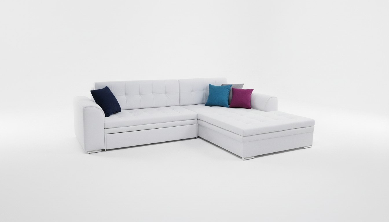 Design Ecksofa Bettfunktion Couch Neu Polster Couchen Textil Sofas Sofa