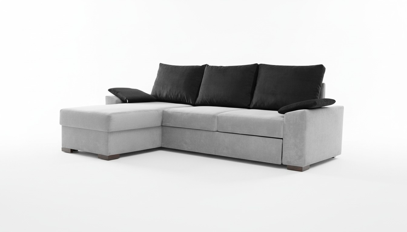 Design Ecksofa Schlafsofa Bettfunktion Couch Leder Polster Textil Sofas Neu 496