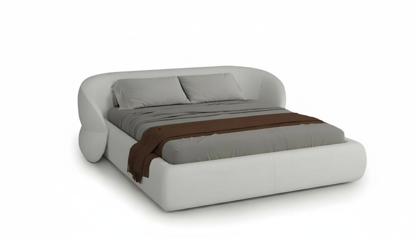 Design Ehebett Polsterbett Doppelbett Bett Bettgestell Schlafzimmer Möbel Hotel