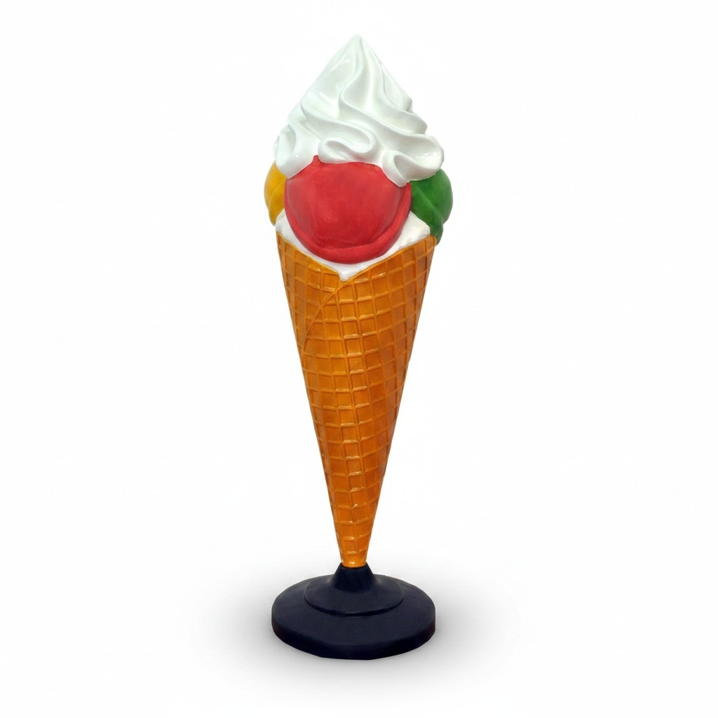 Design Eis Eisdiele Ständer Figur Statue Skulptur Figuren Skulpturen