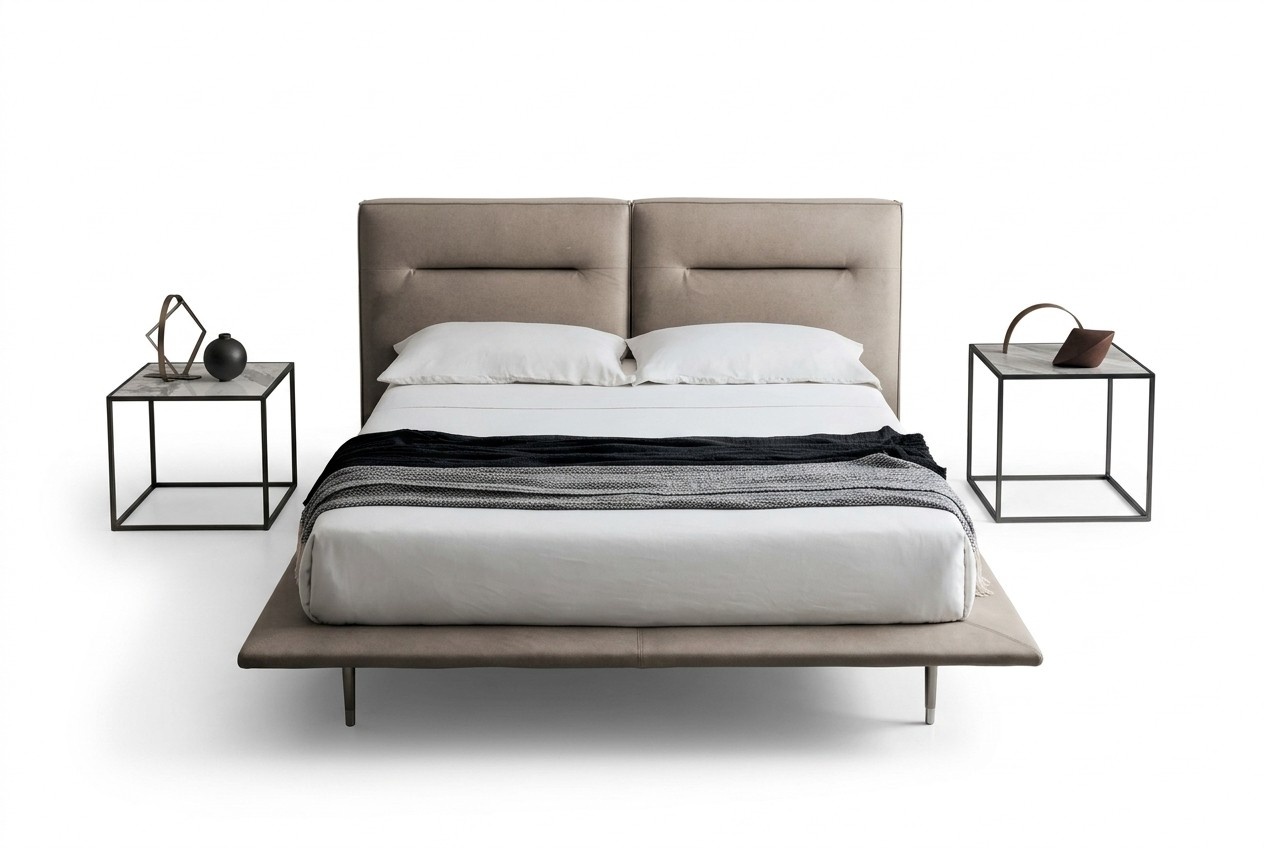 Design Holz Leder Betten 200x200cm Bett Schlafzimmer Hotel Betten Doppel