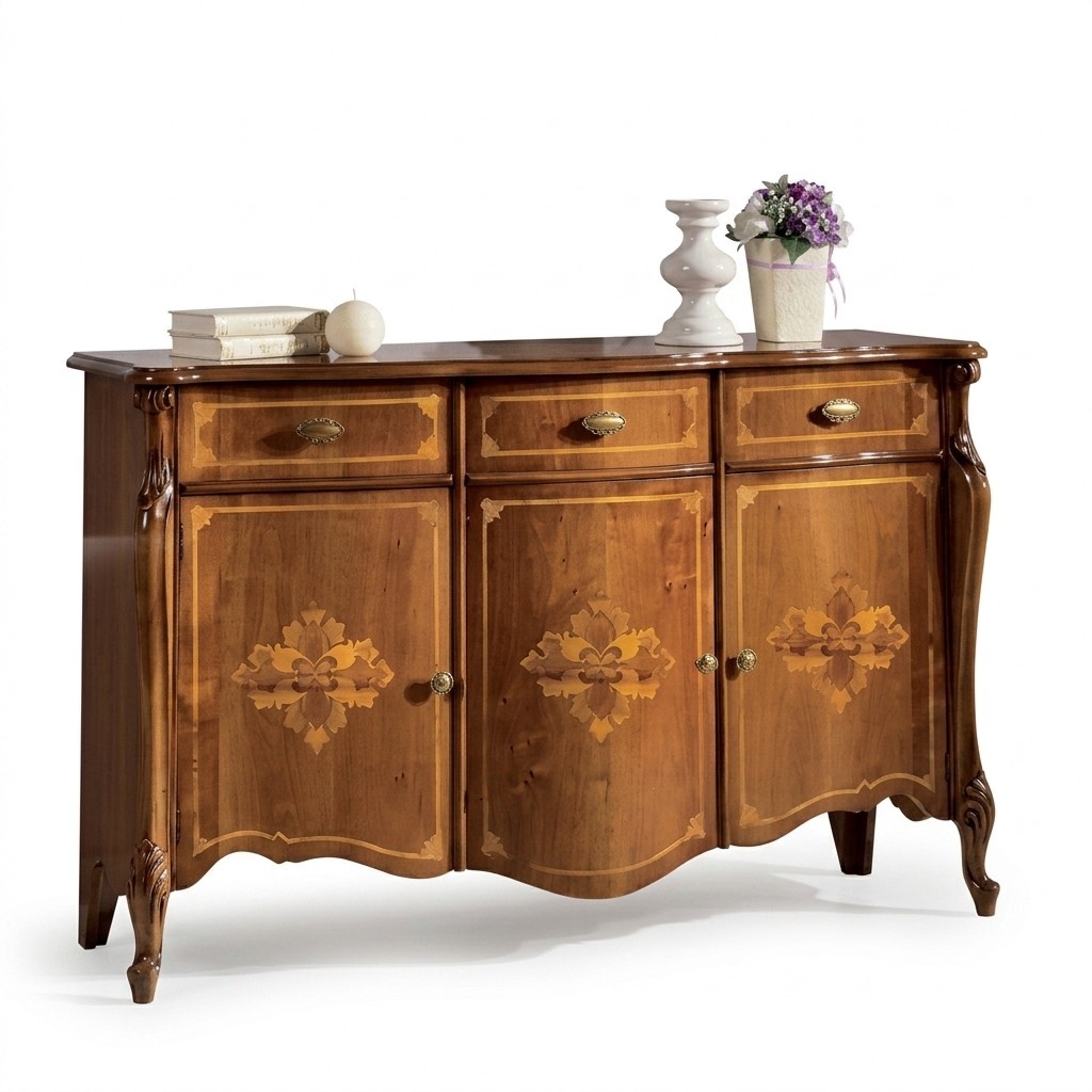 Design Kommode Luxus Holz Sideboard Schrank Wohnzimmer Schränke Neu