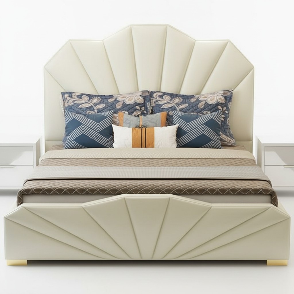 Design Leder Betten Hotel Doppel Bett Schlafzimmer Möbel Einrichtung