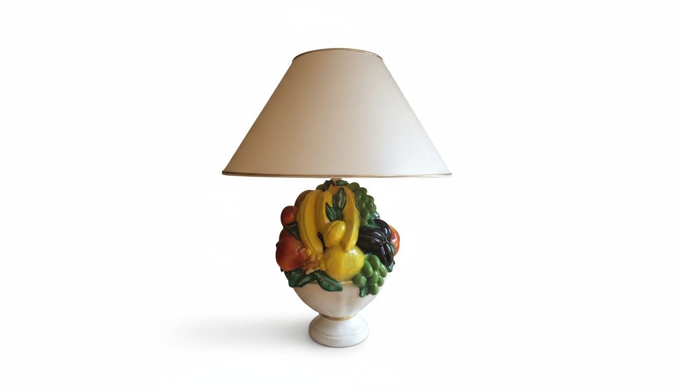 Design Leuchte Lampenschirm Lampe Früchte Dekolampe Lampen