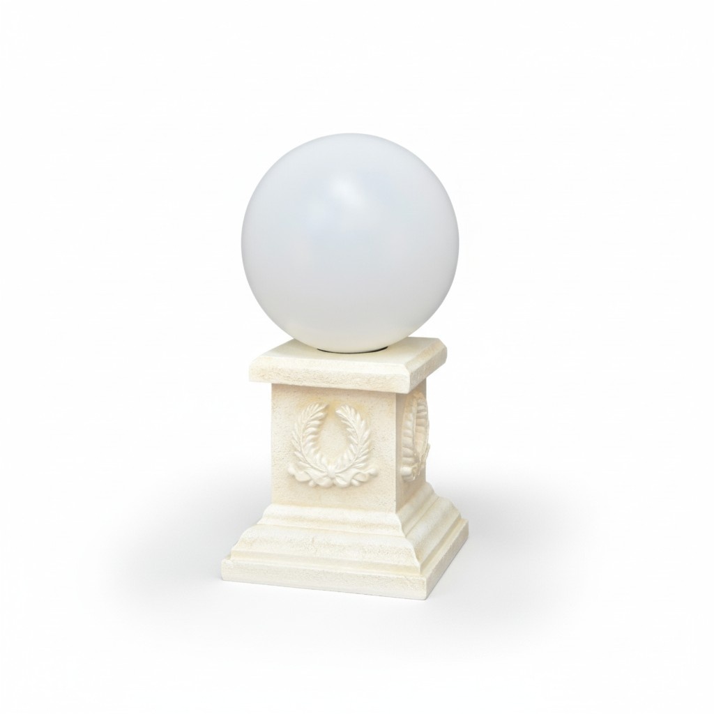 Design Leuchten Leuchte Lampenschirm Dekolampe Antik Säulenlampe Massiv