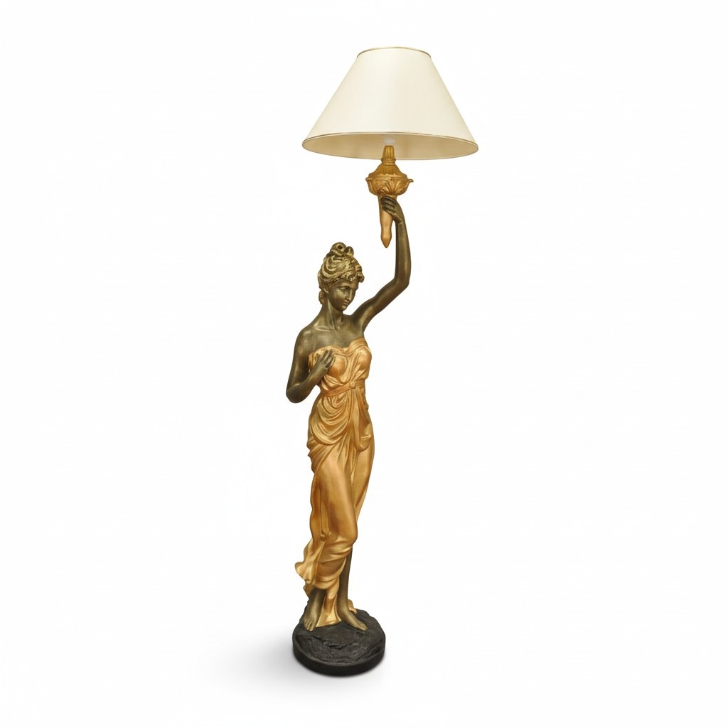 Design Leuchten Leuchte Mädchen Lampe Stehleuchten Lampenschirm
