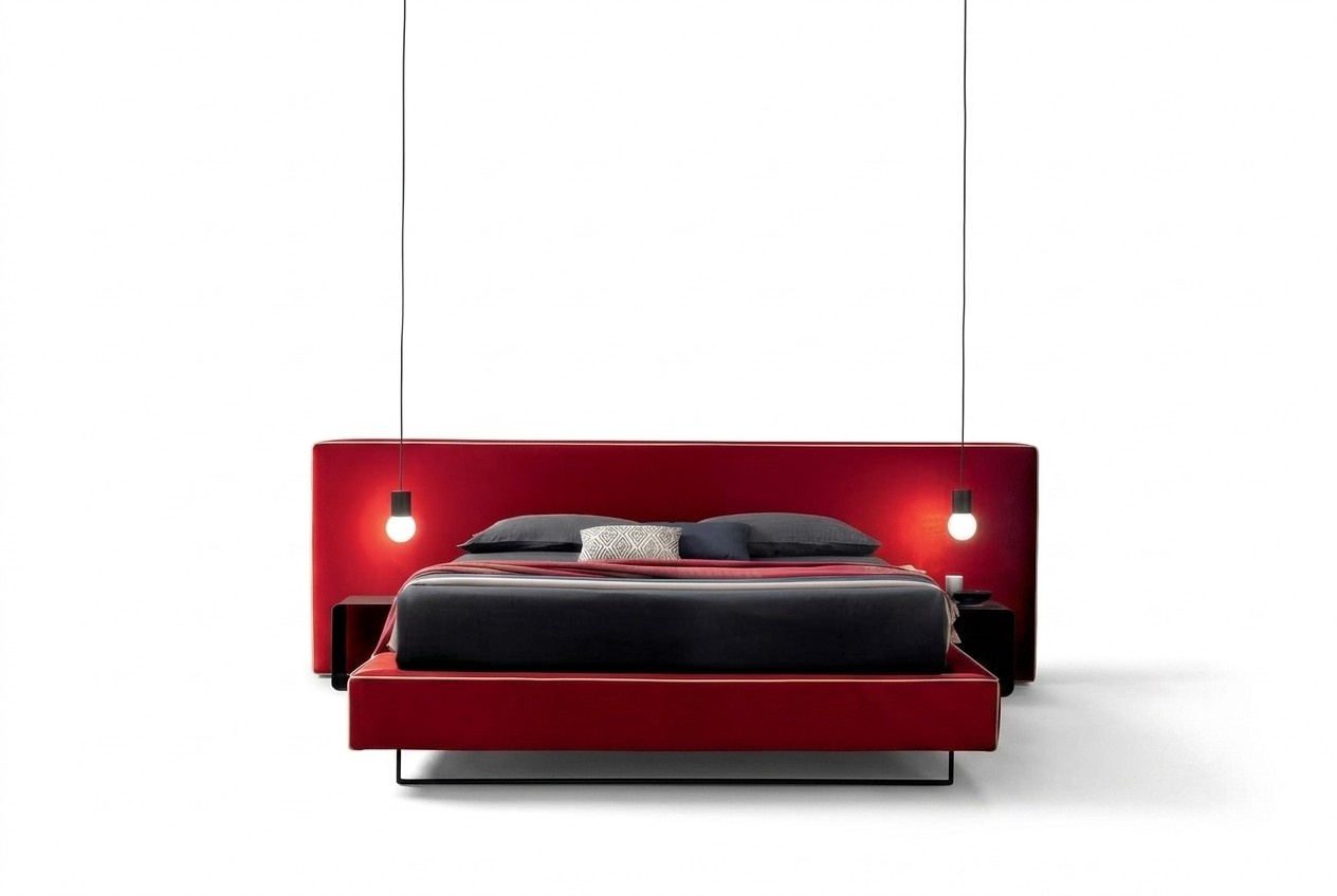 Design Luxus Doppel Hotel Betten Stoff Luxus Schlafzimmer Bett Italien Möbel Neu