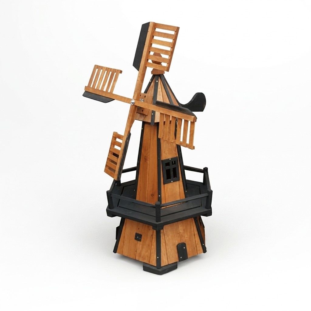 Design Mühle Figur Statue Skulptur Höhe 102cm Statuen Figuren Dekoration