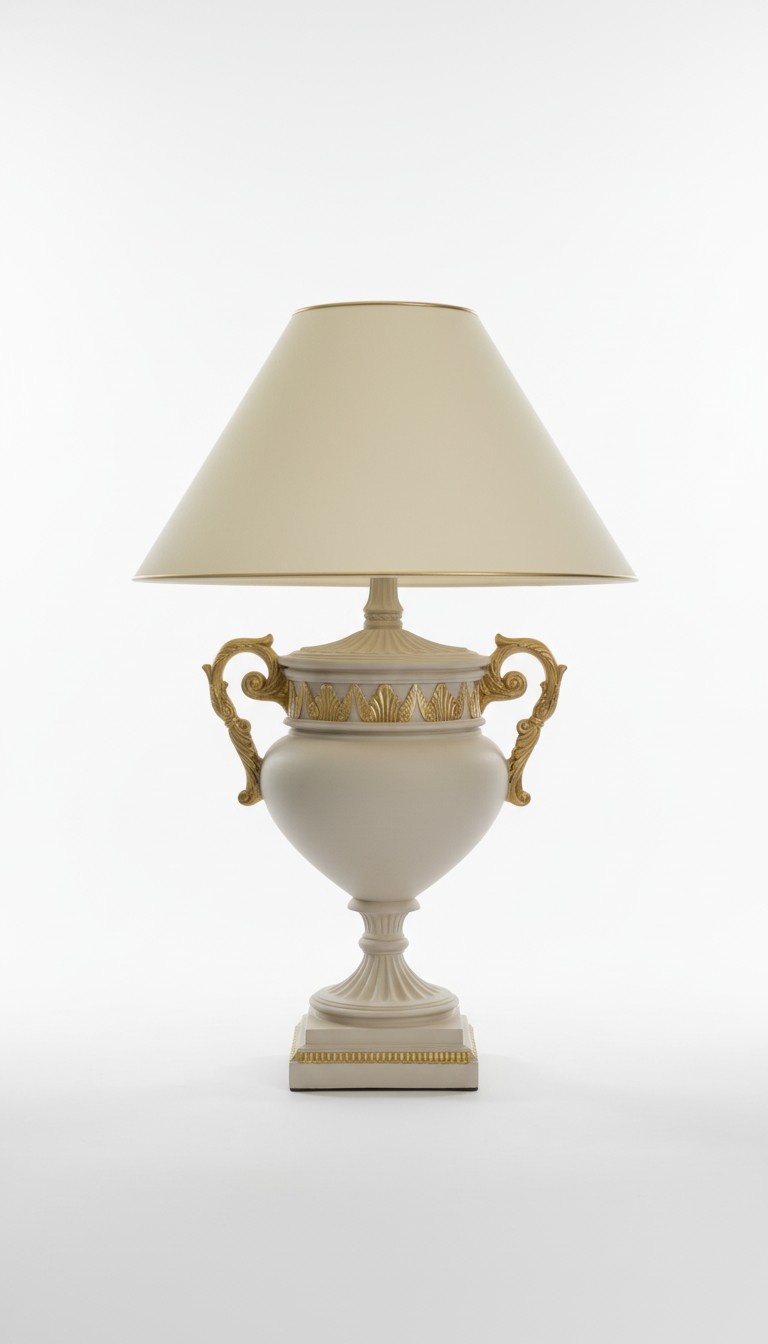 Design Pokal Vasen Tischleuchte Leuchte Tisch Lampen Leuchten