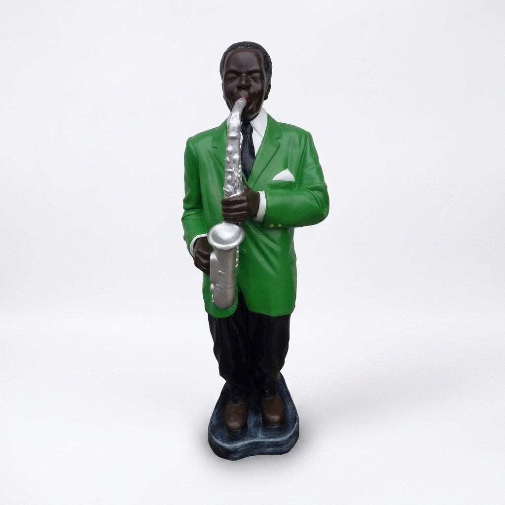 Design Sänger Figur Statue Skulptur Figuren Skulpturen Dekoration Bass