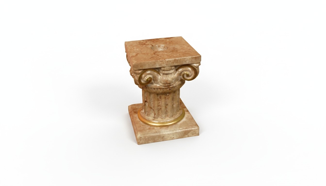 Design Säule Kerzen Ständer Leuchten Leuchte Lampe Decolampe