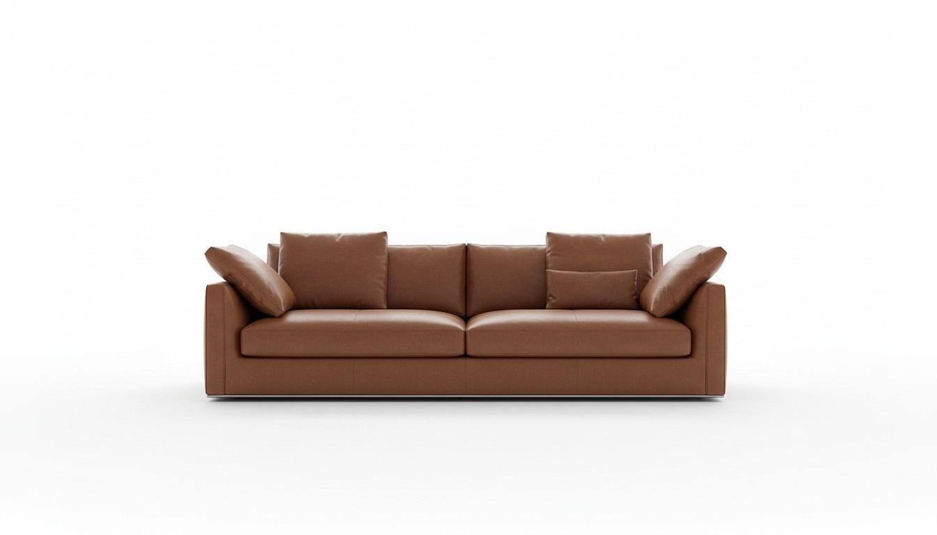 Design Sofa Dreisitzer 3er Möbel Italien Set Couch Polster Sitz Leder Wohn Neu