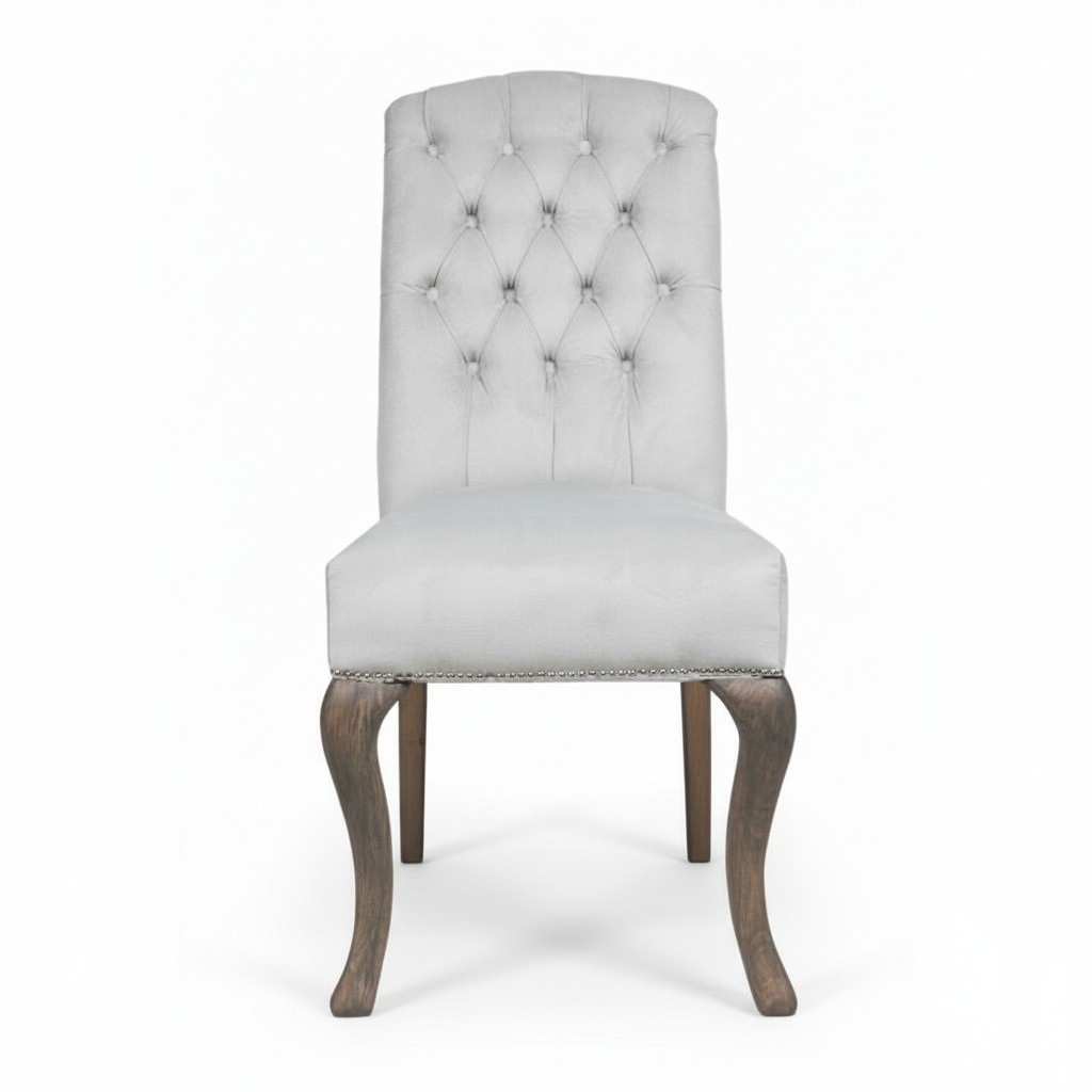 Design Stühle Chesterfield Garnitur Textil Stuhl Polster Hotel Gruppe 4xSet
