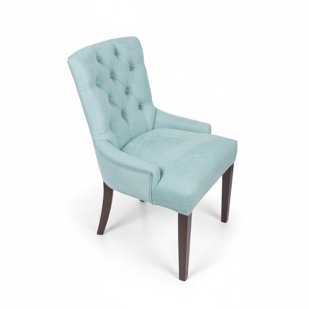 Design Stühle Chesterfield Garnitur Stuhl Textil Polster Hotel Gruppe 8xSet