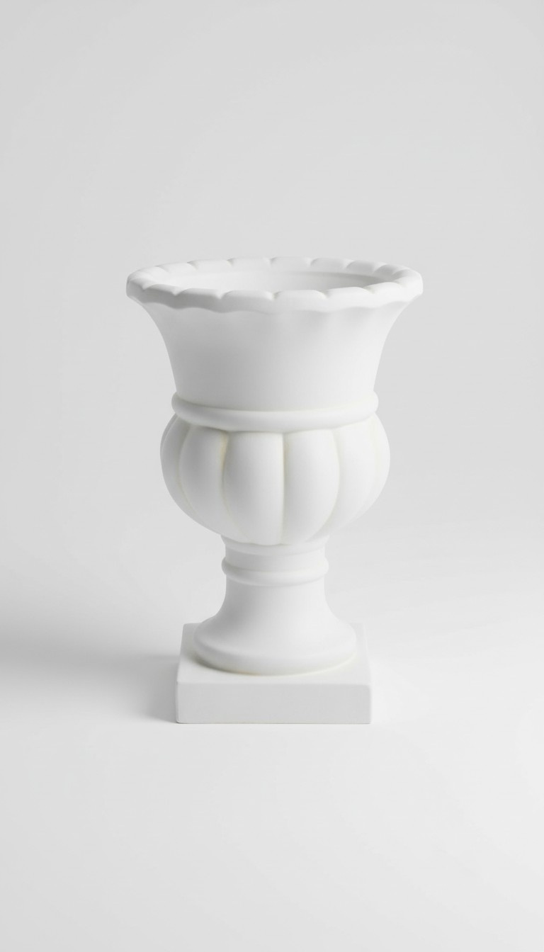 design Vase Kelch XXL Vasen Blumen Dekoration Dekorative Antik Stil Raum