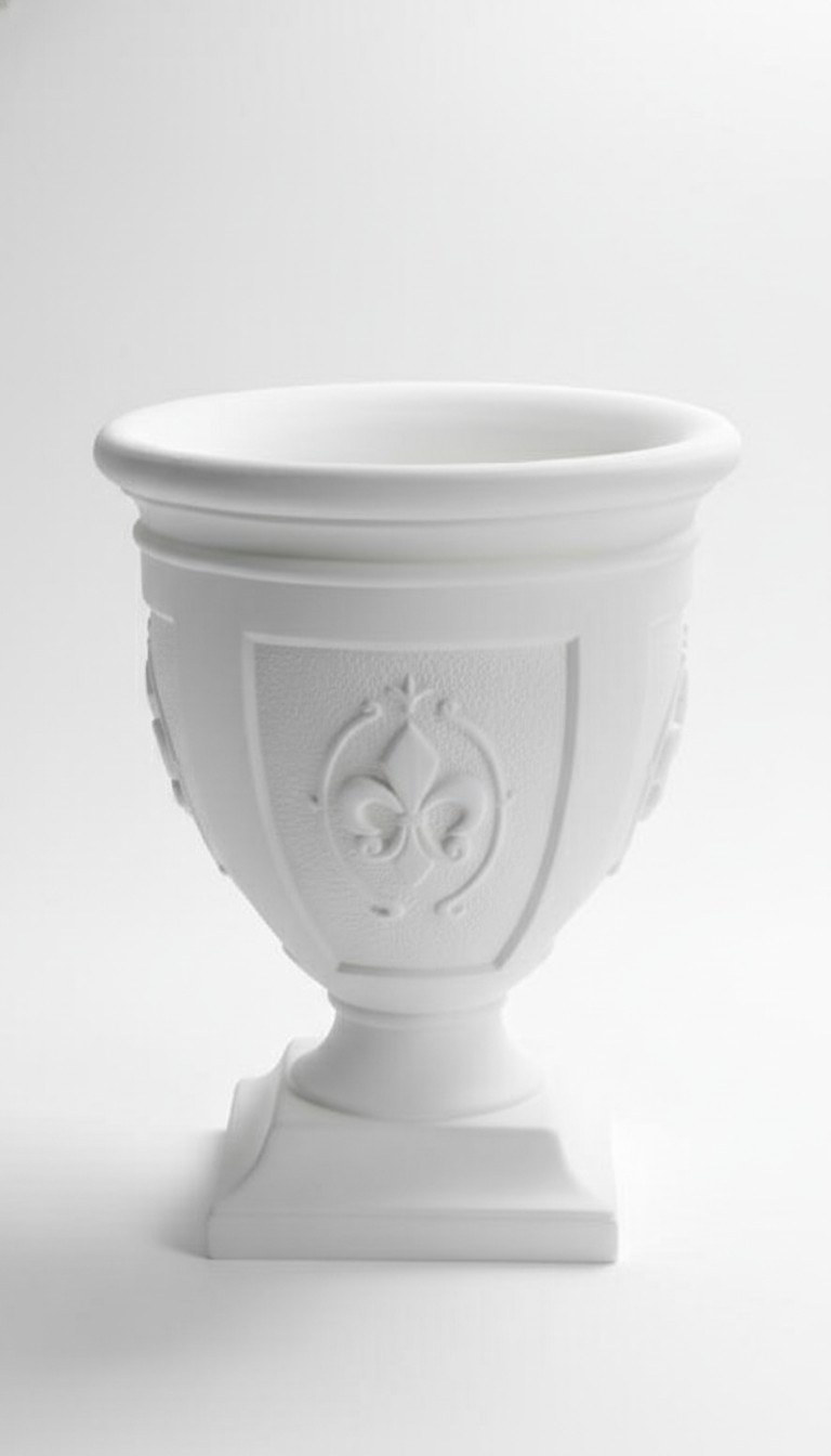 design Vase Kelch XXL Vasen Dekoration Dekorative Blumen Antik Stil Raum