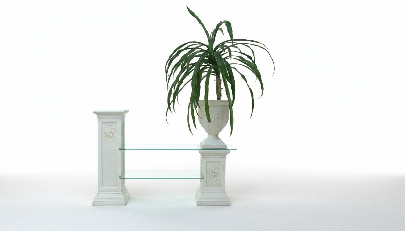 Design Vitrine Regal Glas Säule Schrank Vitrinen Regale Schrank