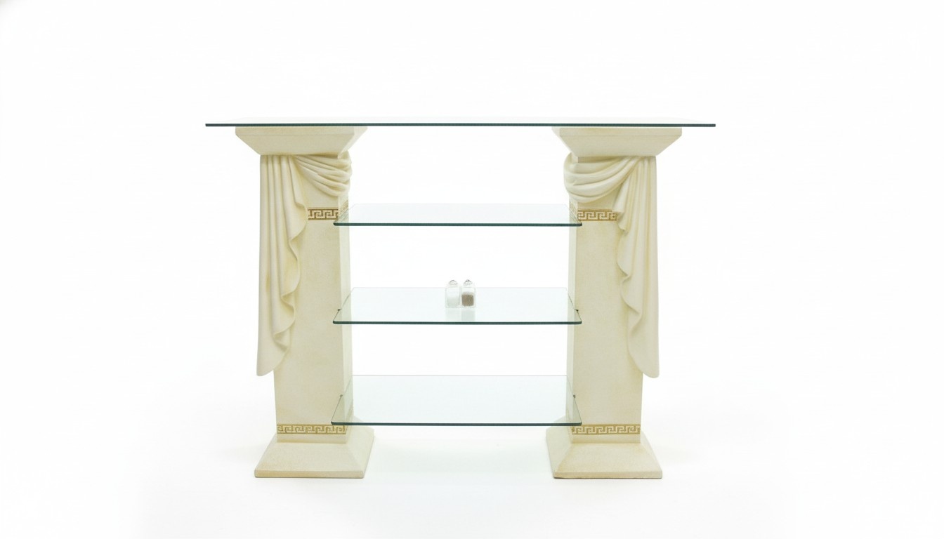 Design Vitrine Regal Glas Säule Schrank Vitrinen Regale Schrank Medusa