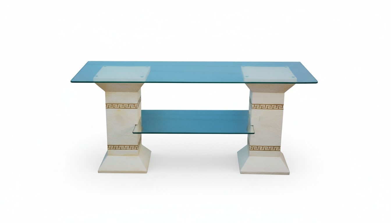 Design Vitrine Regal Dekorative Glas Säule Schrank Vitrinen Regale Schrank
