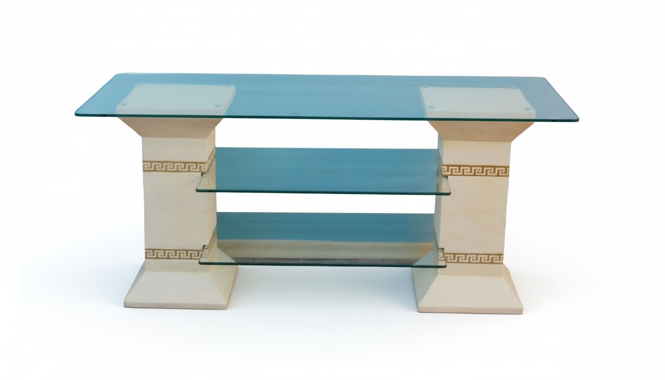 Design Vitrine Dekorative Regal Glas Säule Schrank Vitrinen Regale Schrank