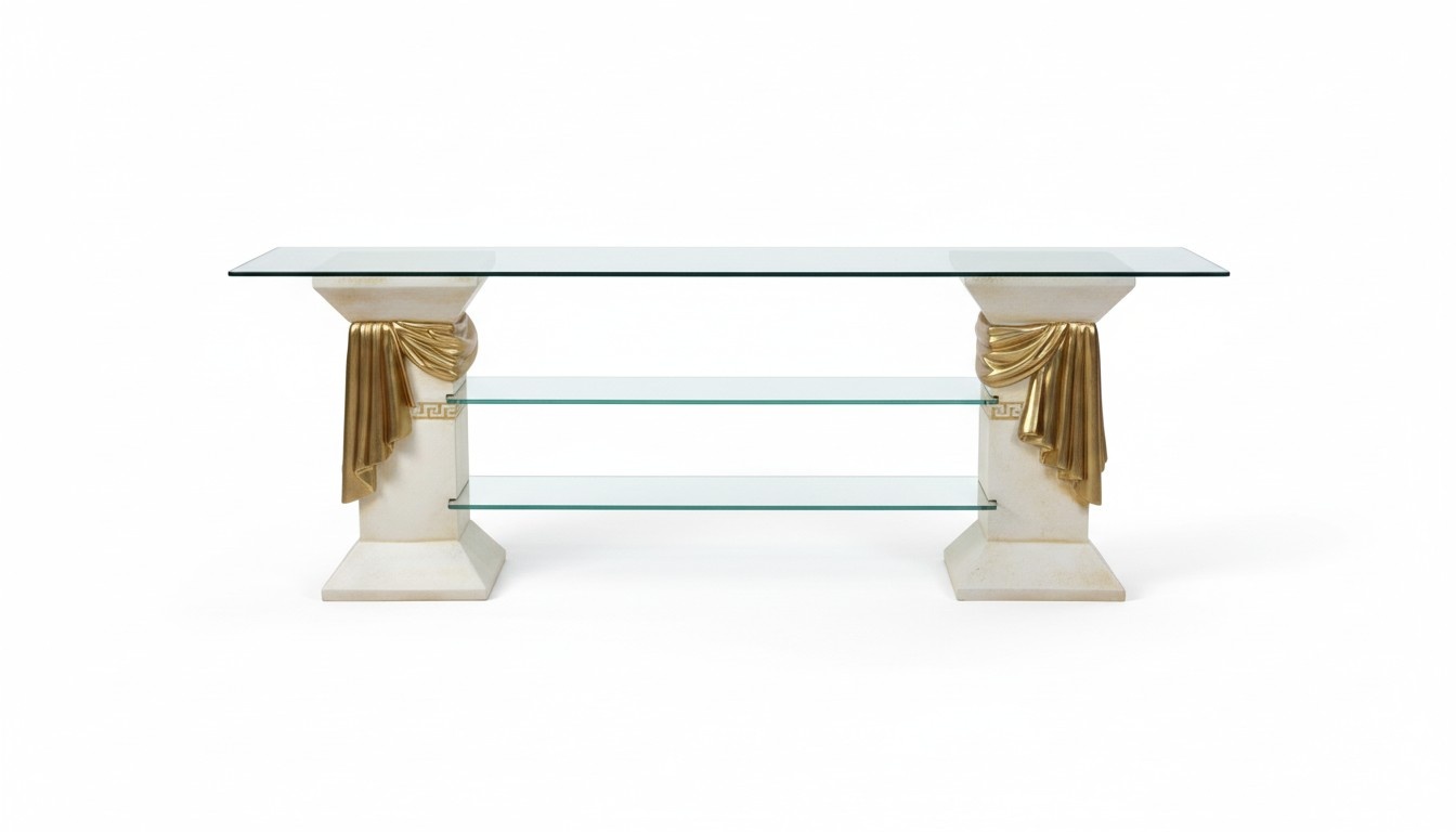 Dekorative Design Vitrine Regal Glas Säule Schrank Vitrinen Regale Schrank