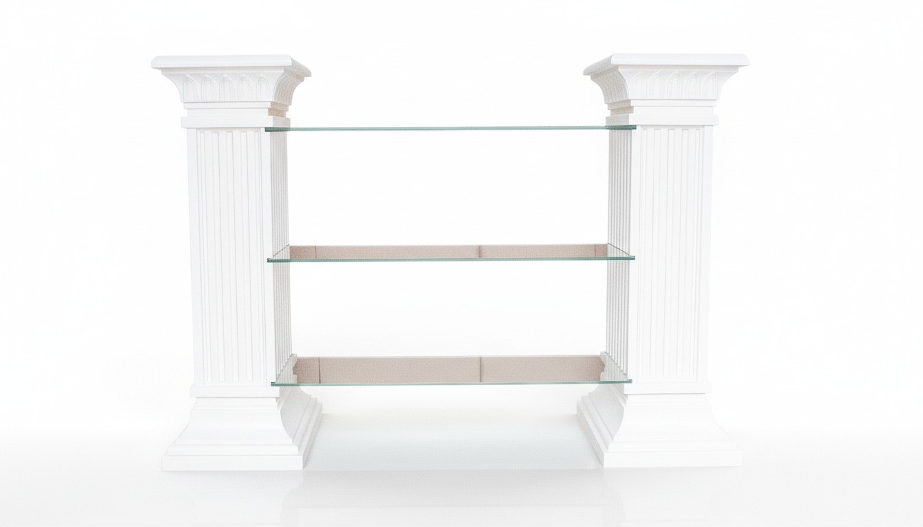Design Vitrine Regal Säule Vitrinen Regale Schrank Wohnzimmer 1839