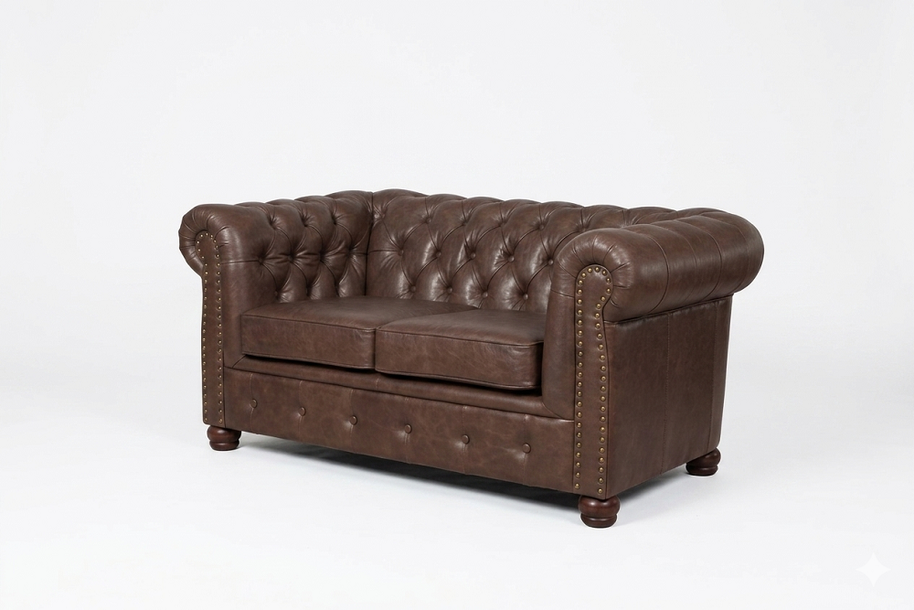 designer 2 Sitzer Textil Sofas Couchen Neu Chesterfield Ledersofa Couch