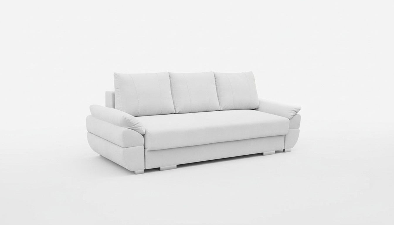 Designer 3 Sitzer Couch Sofa Polster Sofas Couchen 3er Textil Schlafsofa Bett