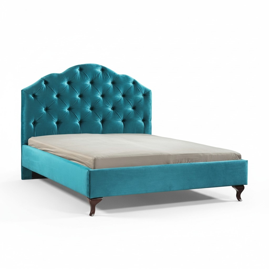 Designer Bett Betten Ehebett Doppelbett Polsterbett Lederbett - Model CL-4