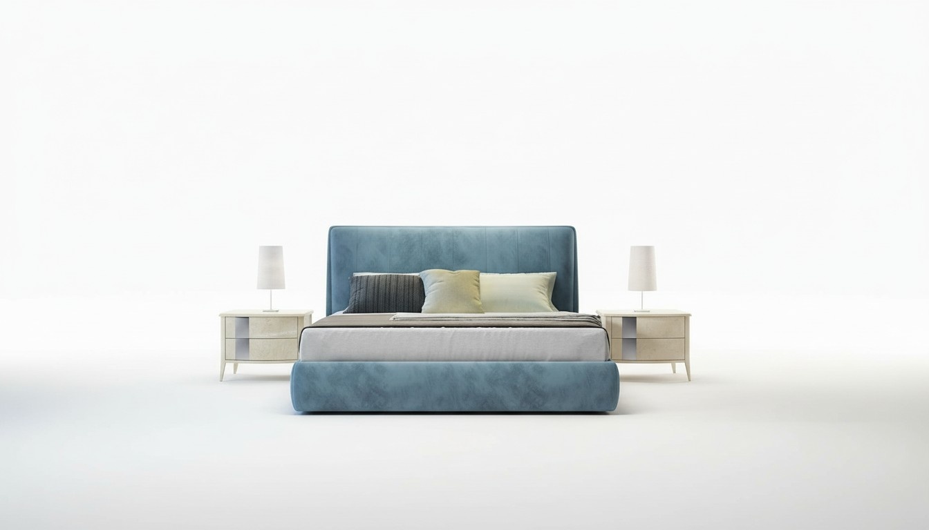 Designer Bett Polster Design Luxus Doppel Hotel Betten Schlaf Zimmer