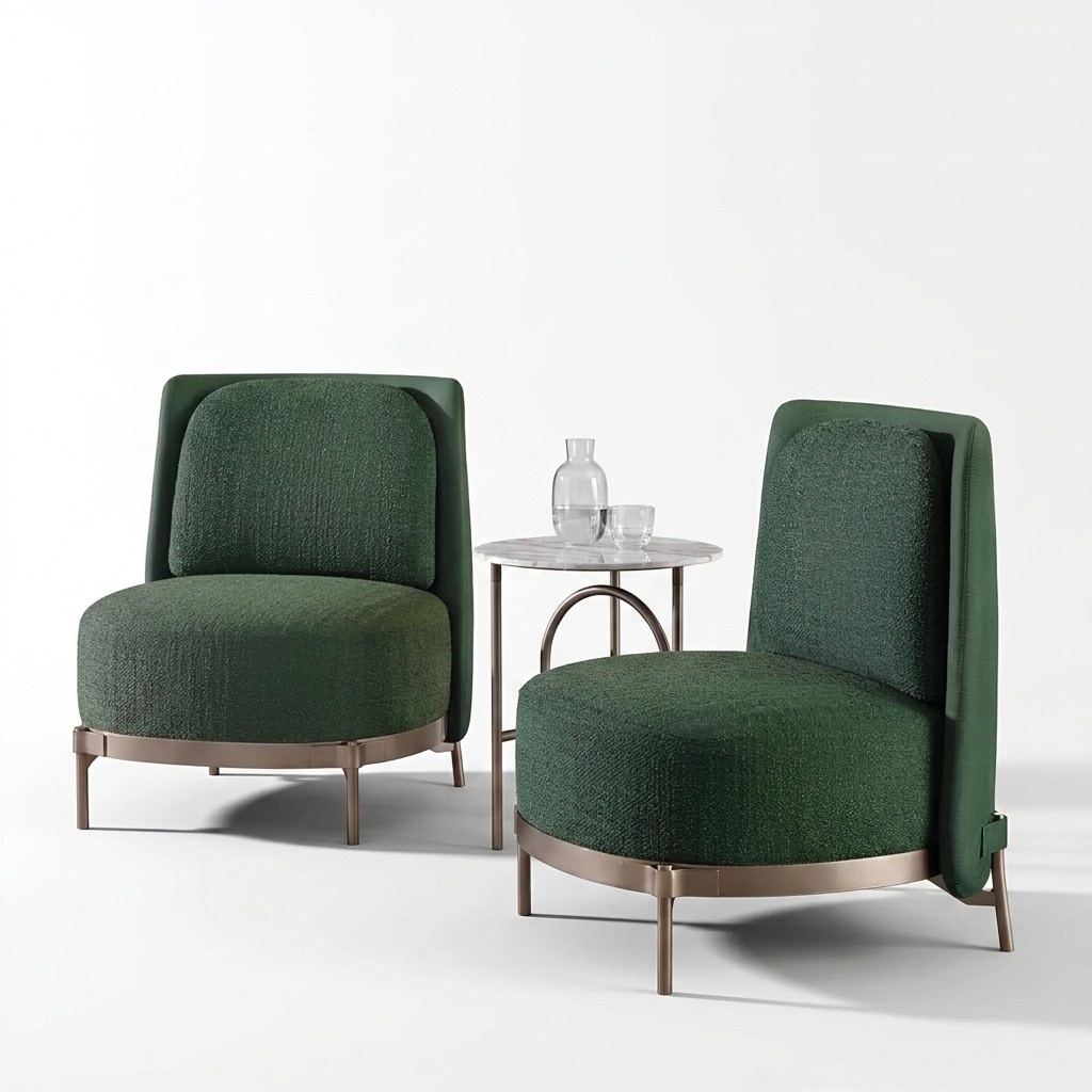 Designer Club Lounge Sessel Relax Hotel Stuhl Set Gruppe 2x Luxus Neu
