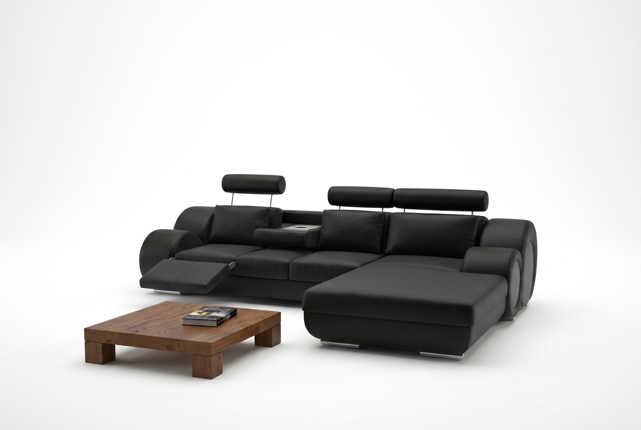 Designer Garnitur Wohnlandschaft Eckcouch Couch Sofa Polster - bereits aktiv -