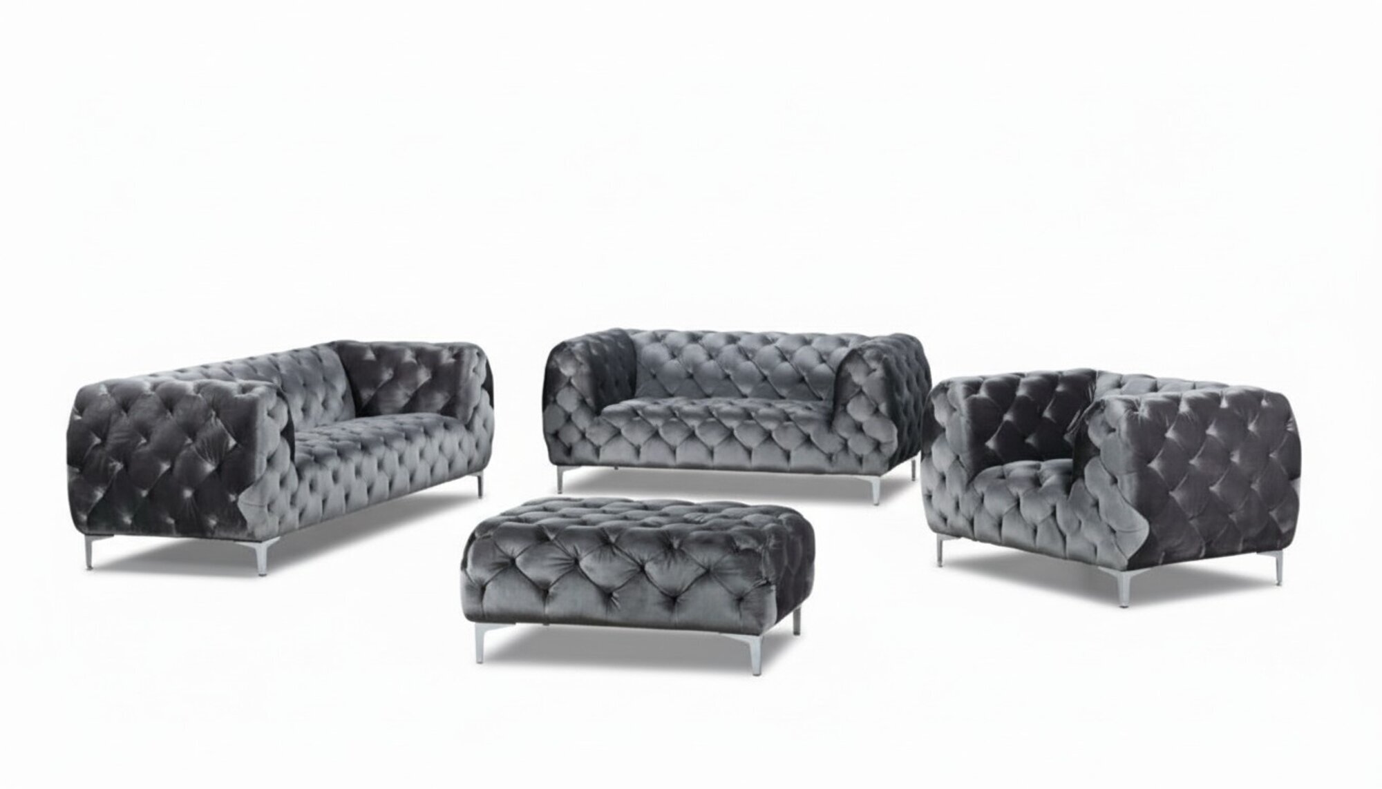 Designer Luxus Wohnlandschaft Chesterfield Polster Sofa Sitz Couch