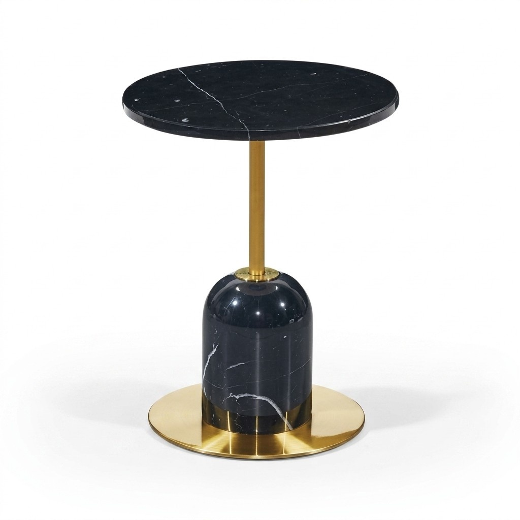 Designer Schwarzer Couchtisch Beistelltisch Wohnzimmer Luxus Möbel Tisch