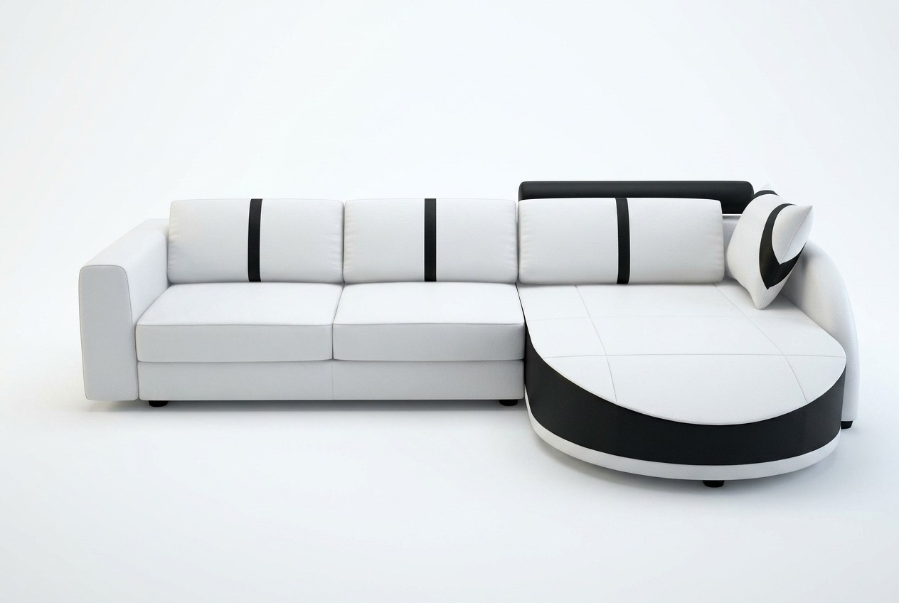 Designer Sofa Couch Polster Garnitur Ecksofa Leder TextilWohnlandschaft