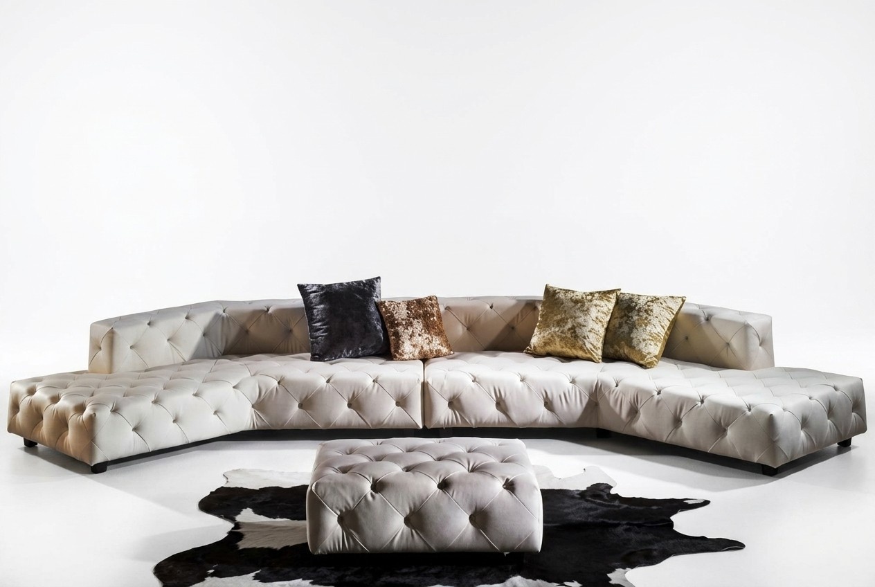 Designer Sofa Couch Polster Wohnlandschaft Chesterfield Ecksofa Ecksofa