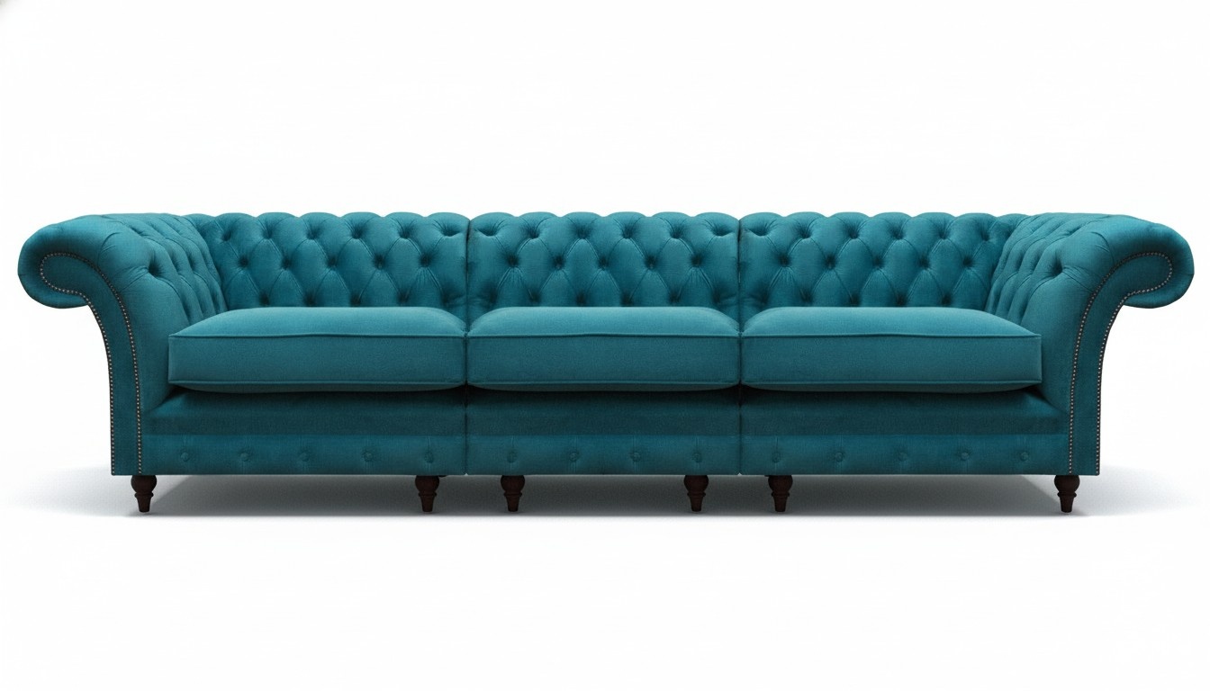 Designer Sofa Dreisitze Couch Luxus Chesterfield Wohnzimmer Neu Einrichtung
